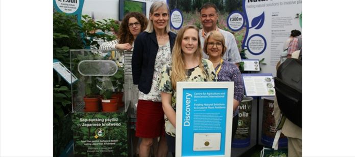 CABIs Nature vs Invader exhibit wins gold at Chelsea